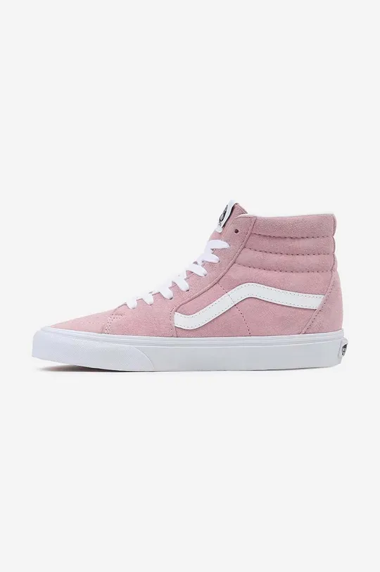 Vans suede trainers SK8-Hi  Uppers: Natural leather, Suede Inside: Synthetic material, Textile material Outsole: Synthetic material