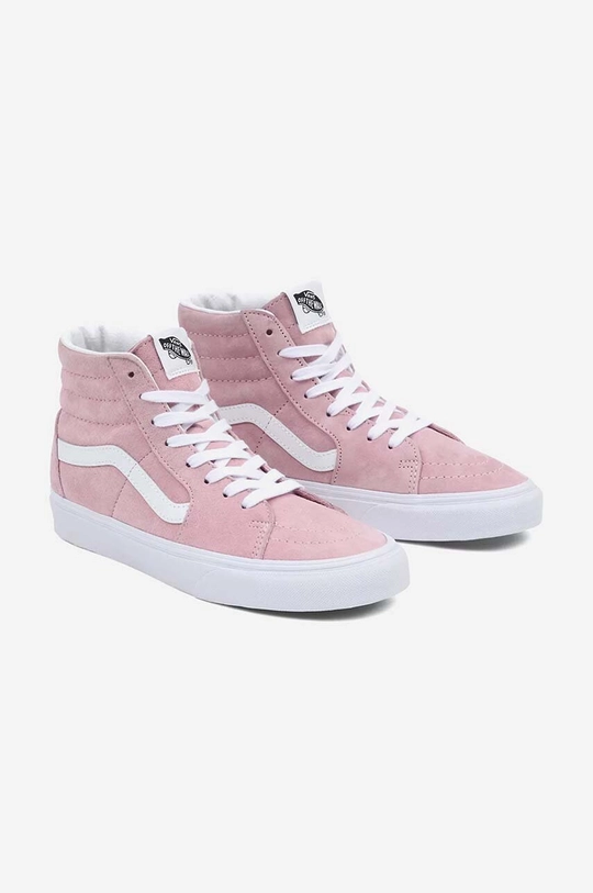 pink Vans suede trainers SK8-Hi