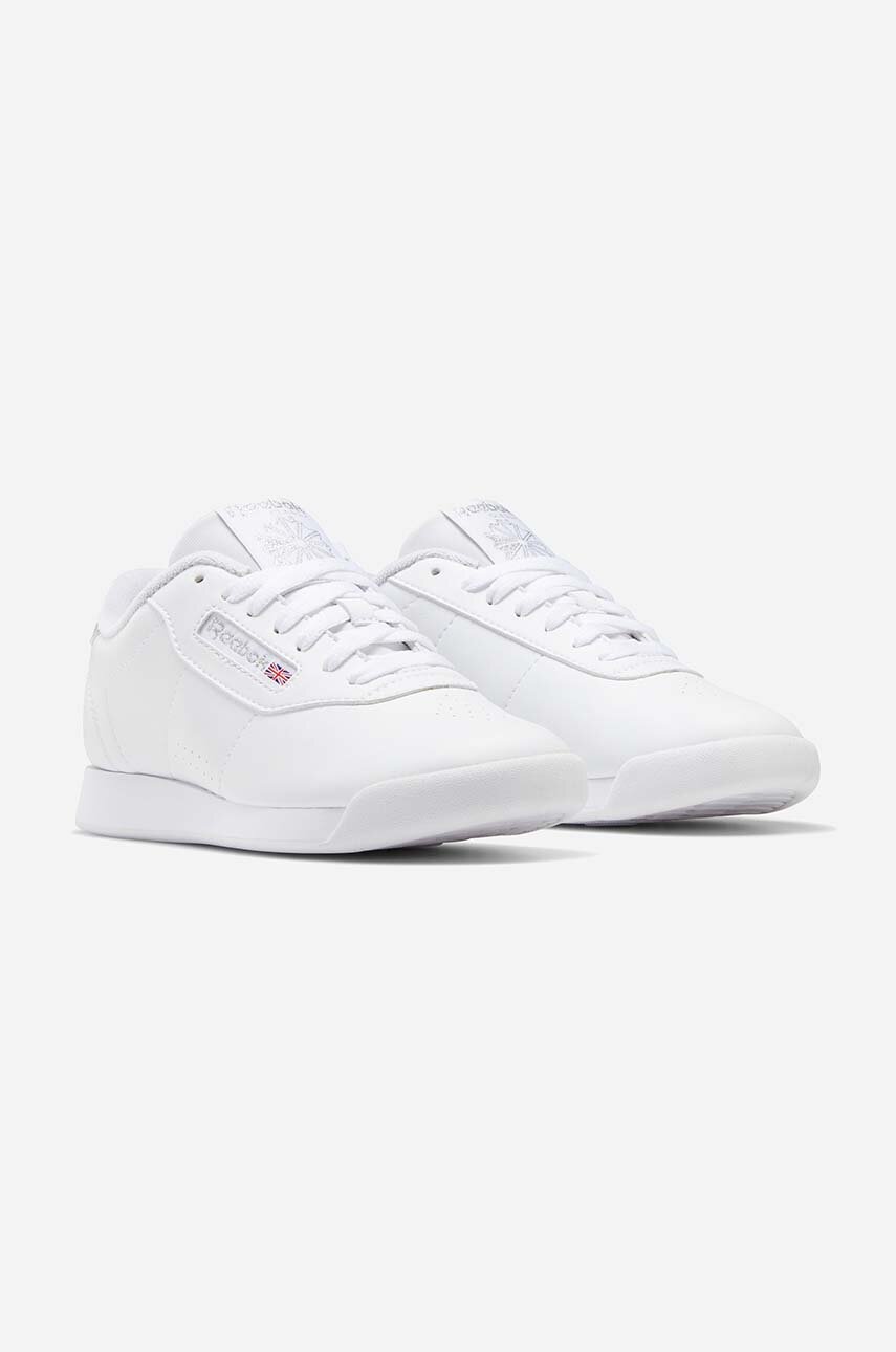 reebok white princess sneakers