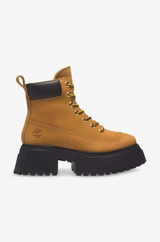 καφέ Σουέτ μπότες Timberland Sky 6 IN Laceup Γυναικεία