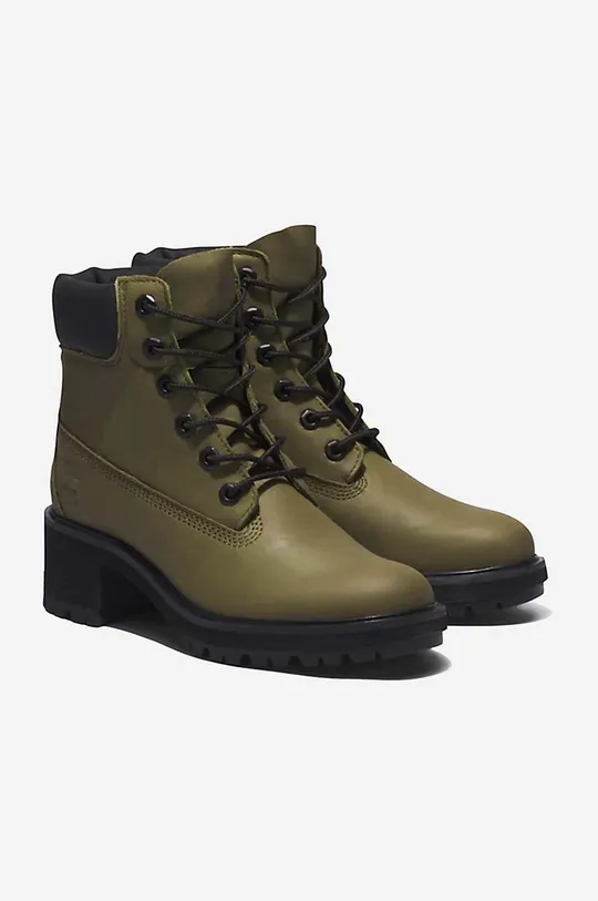 zelená Kožené členkové topánky Timberland Kinsley 6 IN WP Boot