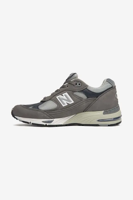 New Balance sneakers W991GNS  Uppers: Synthetic material, Textile material, Natural leather Inside: Textile material Outsole: Synthetic material