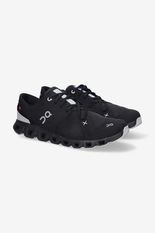 Sneakers boty On-running Cloud X 3 6098696 BLACK Dámský