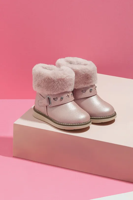 Mayoral buty zimowe dziecięce różowy