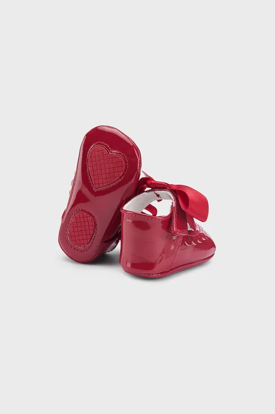 czerwony Mayoral Newborn buty niemowlęce