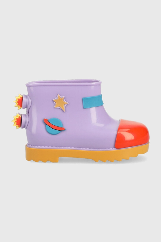 fialová Detské gumáky Melissa Rain Boot + Fabula Bb Dievčenský