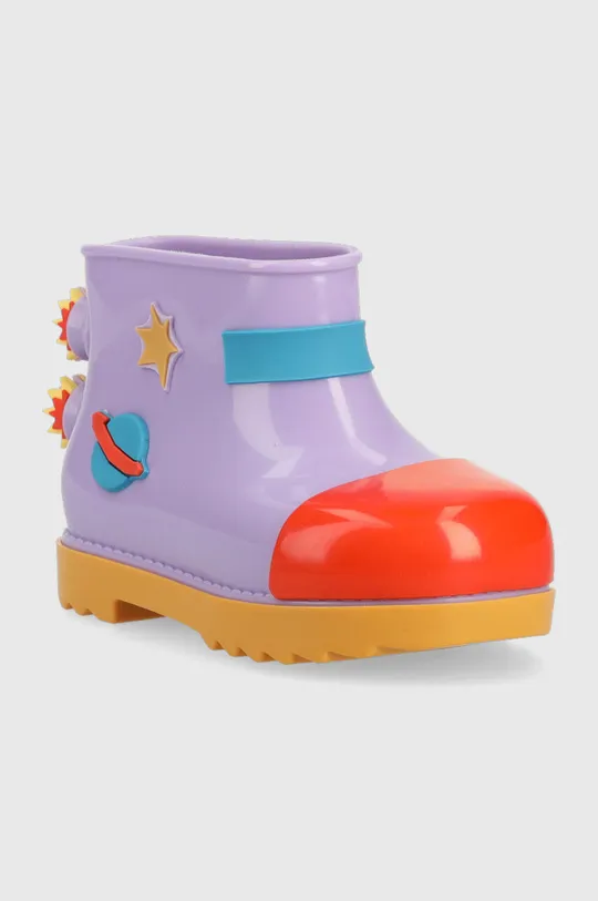 Дитячі гумові чоботи Melissa Rain Boot + Fabula Bb фіолетовий