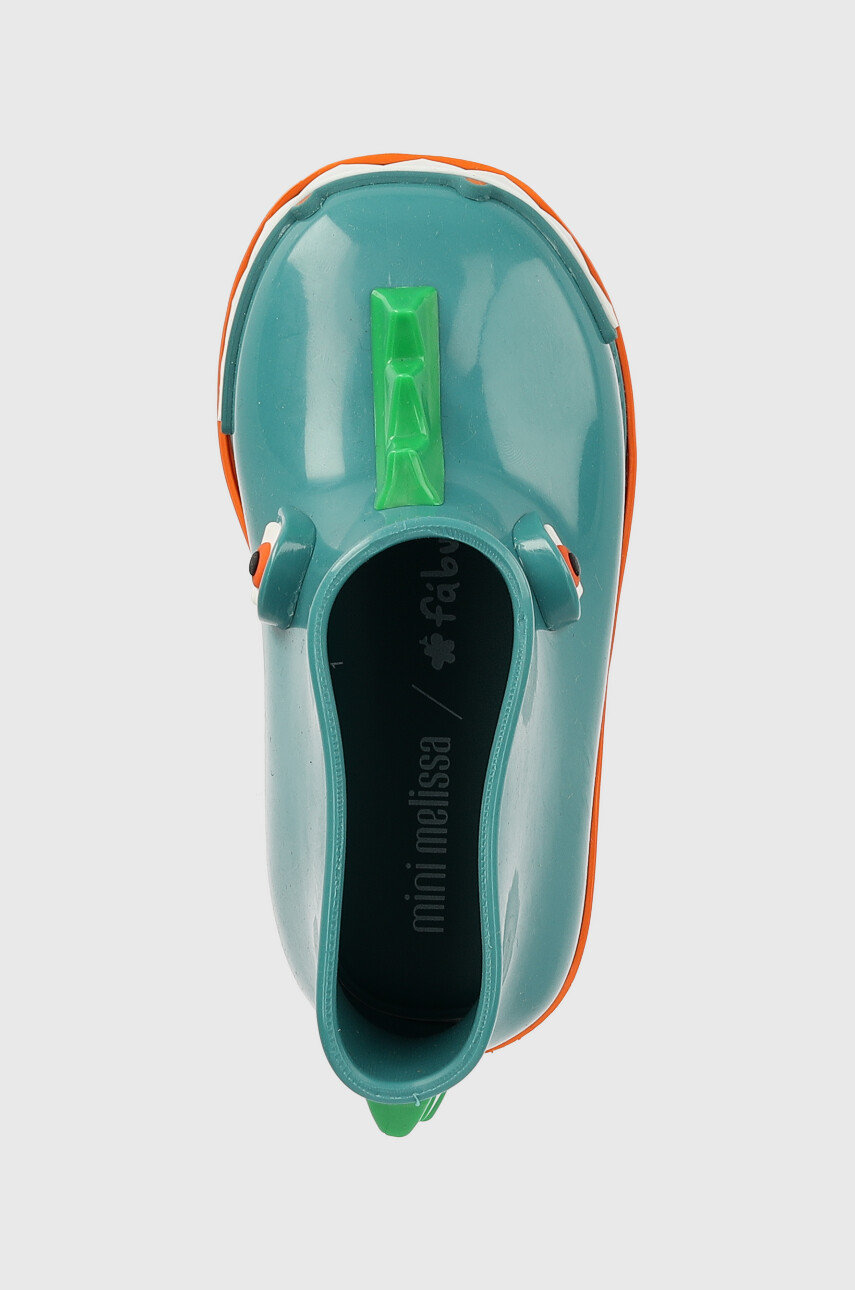 tyrkysová Dětská vesta Melissa Rain Boot + Fabula Bb