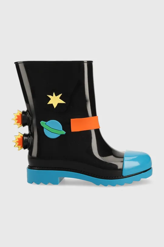 чорний Дитячі гумові чоботи Melissa Rain Boot + Fabula Inf Для дівчаток