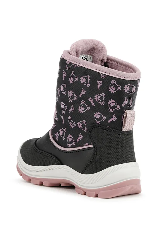 Geox παιδικές χειμερινές μπότες  Κύριο υλικό: Συνθετικό ύφασμα, Υφαντικό υλικό Εσωτερικό: Υφαντικό υλικό, Μαλλί Σόλα: Συνθετικό ύφασμα