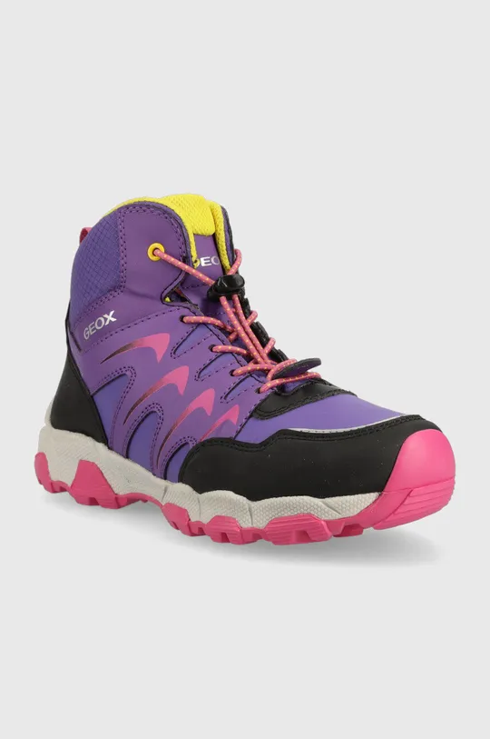 Детские ботинки Geox фиолетовой