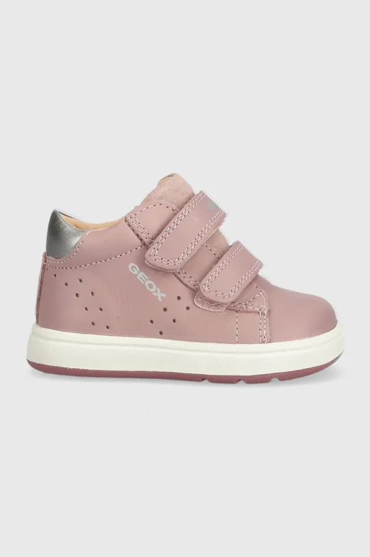 ροζ Δερμάτινα παιδικά κλειστά παπούτσια Geox Για κορίτσια