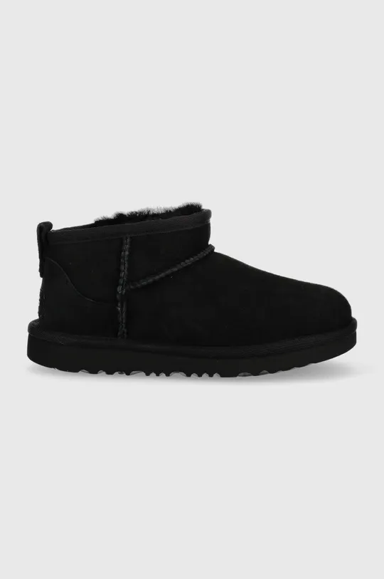 crna Dječje cipele za snijeg od brušene kože UGG Classic Ultra Mini Za djevojčice