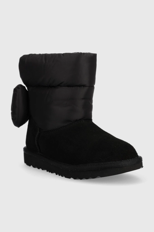 Detské snehule UGG BAILEY BOW MAXI čierna