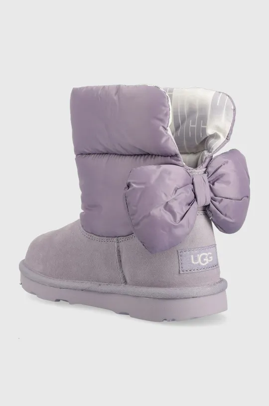 Dječje cipele za snijeg UGG Bailey Bow Maxi  Vanjski dio: Tekstilni materijal, Brušena koža Unutrašnji dio: Tekstilni materijal Potplat: Sintetički materijal