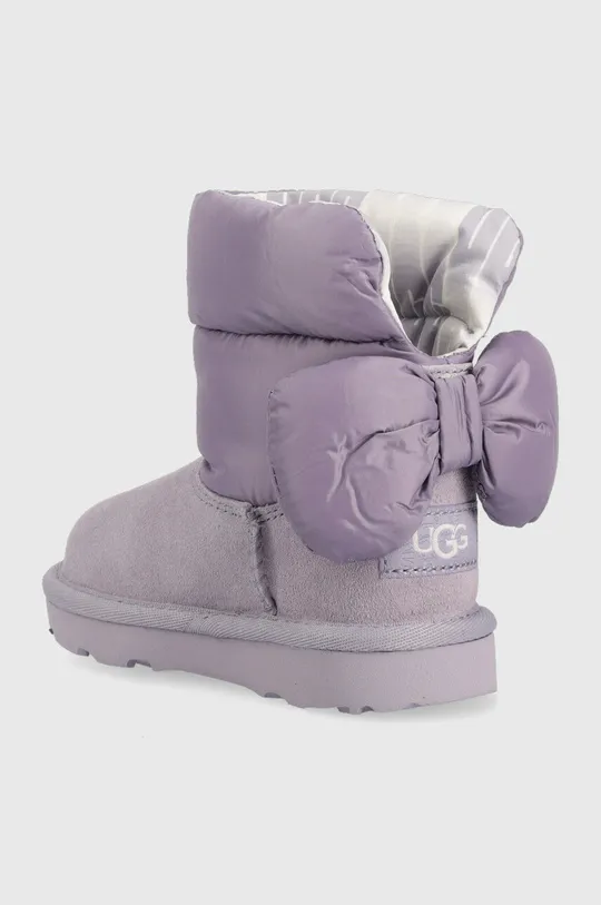 Παιδικές μπότες χιονιού UGG Bailey Bow Maxi  Πάνω μέρος: Υφαντικό υλικό, Δέρμα σαμουά Εσωτερικό: Υφαντικό υλικό Σόλα: Συνθετικό ύφασμα