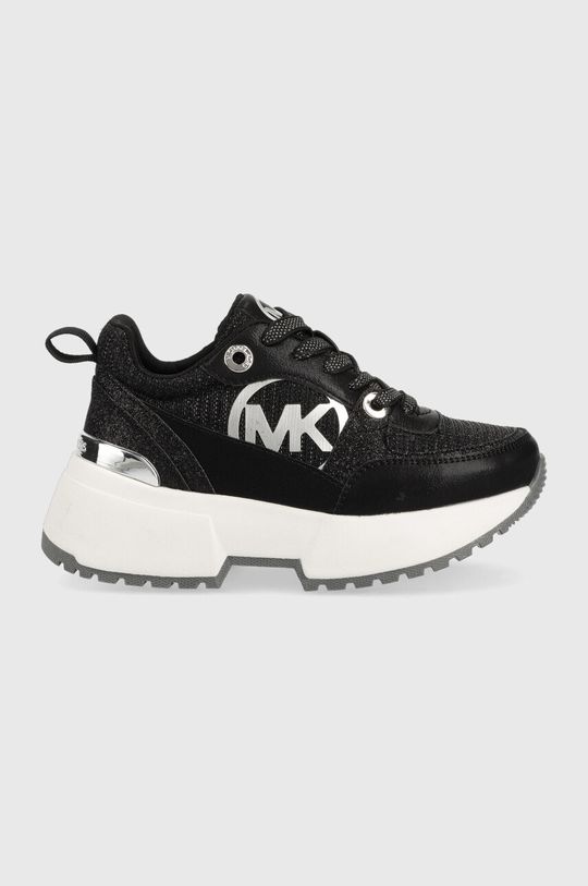 czarny Michael Kors sneakersy dziecięce MK100498 Dziewczęcy