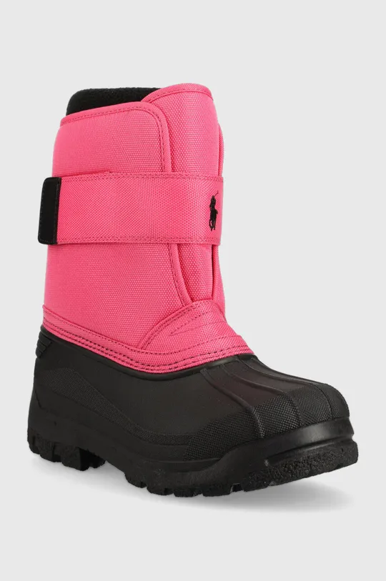 Παιδικές μπότες χιονιού Polo Ralph Lauren ροζ