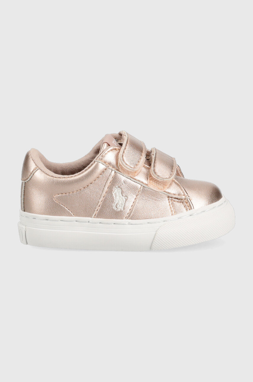 brudny róż Polo Ralph Lauren sneakersy dziecięce Dziewczęcy