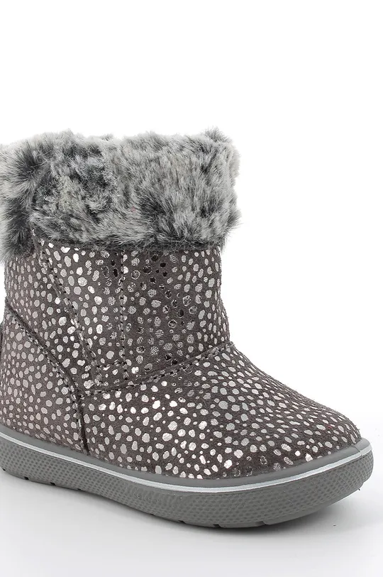 Dječje cipele za snijeg od brušene kože Primigi siva
