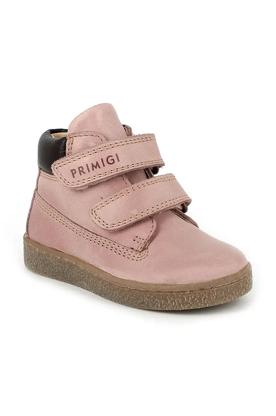 Δερμάτινα παιδικά κλειστά παπούτσια Primigi ροζ