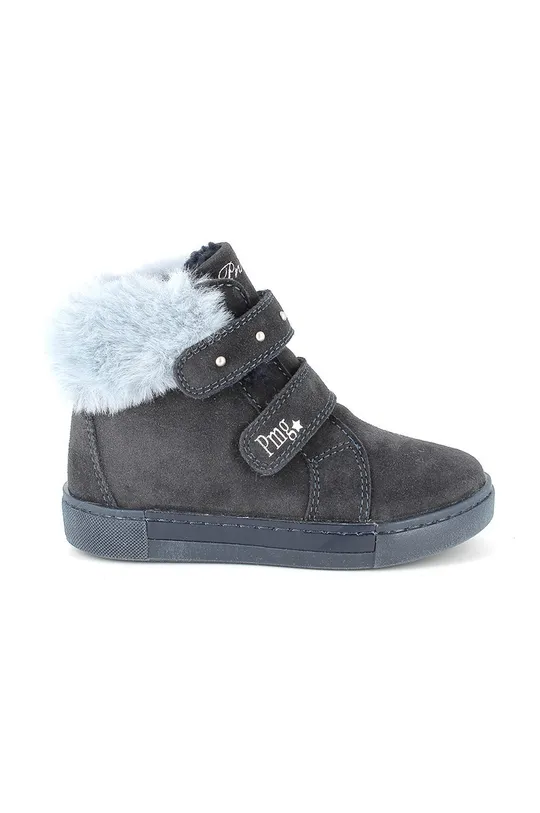 тёмно-синий Детские замшевые зимние ботинки Primigi Для девочек