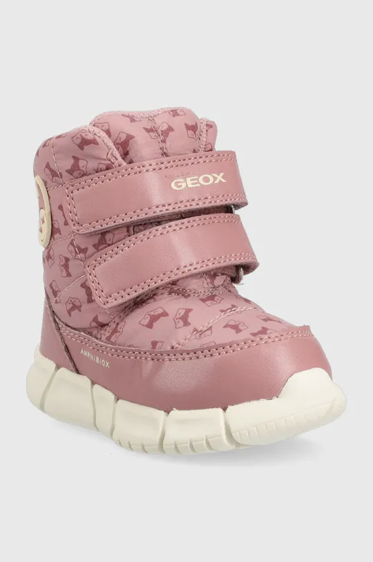Παιδικές μπότες χιονιού Geox ροζ