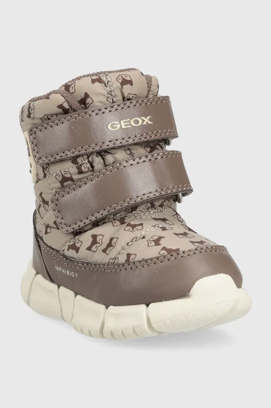 Παιδικές μπότες χιονιού Geox μπεζ
