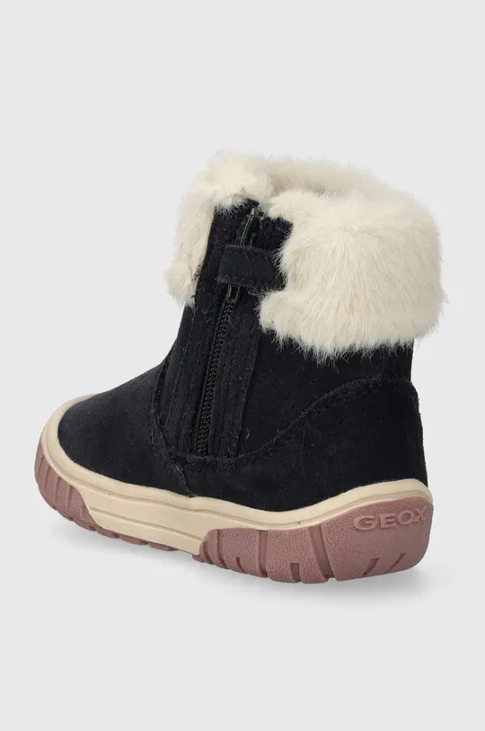 Παιδικές χειμερινές μπότες σουέτ Geox Omar Πάνω μέρος: Υφαντικό υλικό, Δέρμα σαμουά Εσωτερικό: Υφαντικό υλικό, Μαλλί Σόλα: Συνθετικό ύφασμα