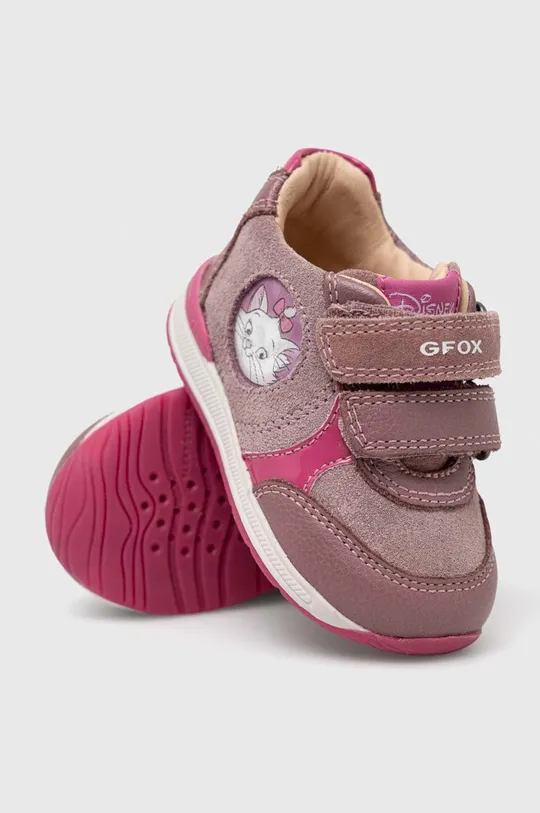 Παιδικά αθλητικά παπούτσια Geox Rishon ροζ