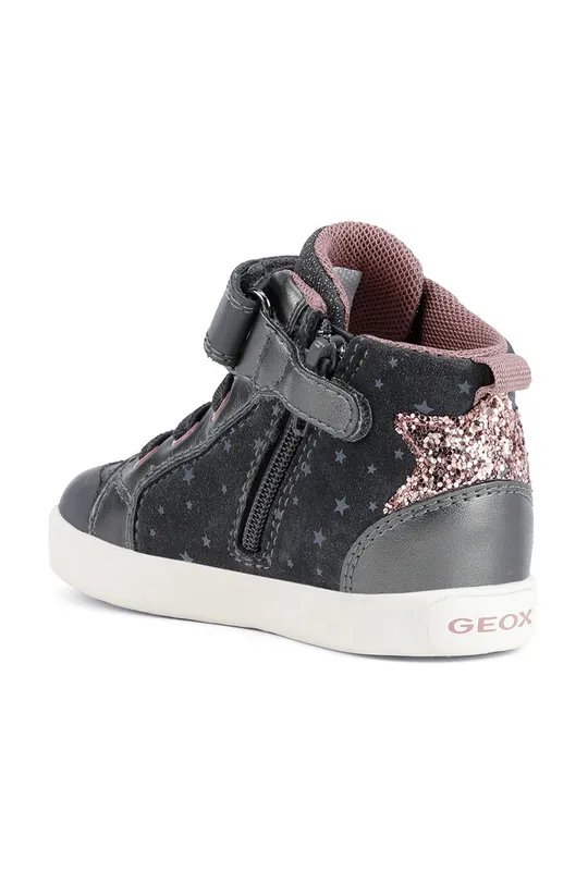Dětské sneakers boty Geox  Svršek: Umělá hmota, Textilní materiál, Semišová kůže Vnitřek: Textilní materiál, Přírodní kůže Podrážka: Umělá hmota
