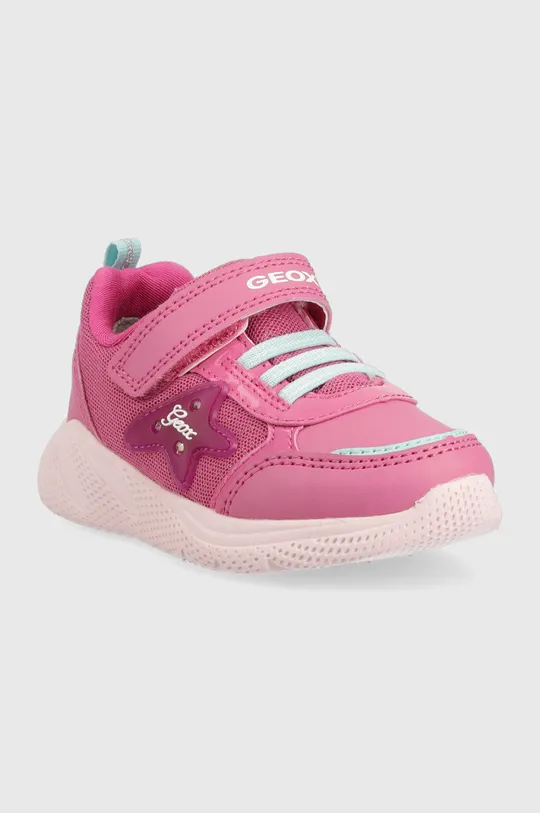 Παιδικά κλειστά παπούτσια Geox ροζ
