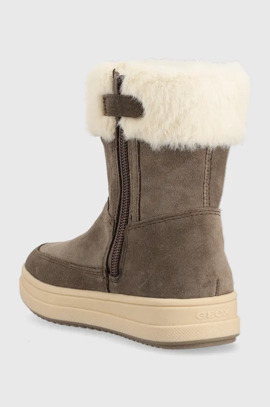 Παιδικές χειμερινές μπότες Geox Rebecca  Πάνω μέρος: Υφαντικό υλικό, Δέρμα σαμουά Εσωτερικό: Υφαντικό υλικό Σόλα: Συνθετικό ύφασμα
