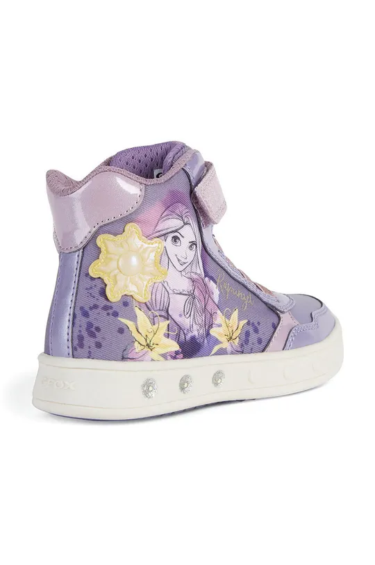 fioletowy Geox sneakersy dziecięce x Disney