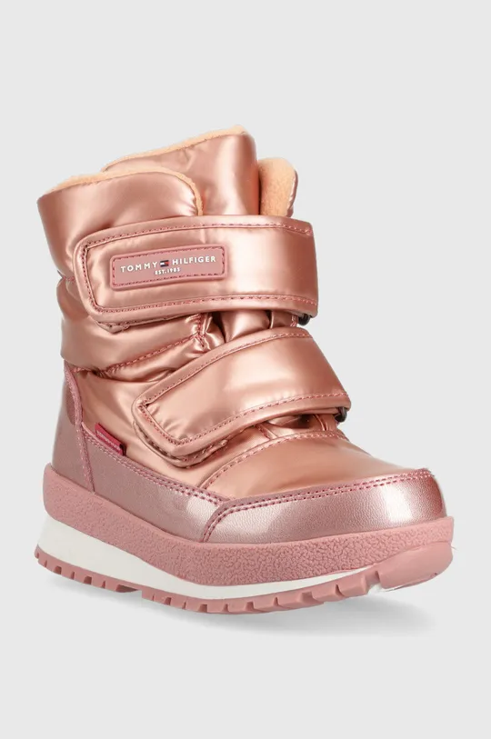 Дитячі чоботи Tommy Hilfiger рожевий