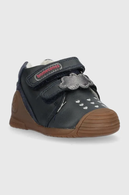 Biomecanics buty zimowe skórzane dziecięce granatowy
