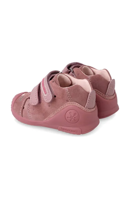 рожевий Дитячі шкіряні туфлі Biomecanics