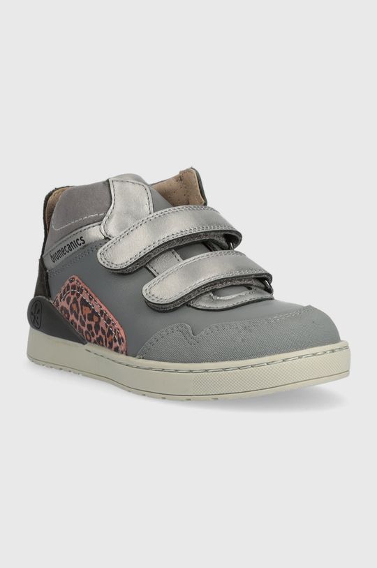 Dětské kožené sneakers boty Biomecanics šedá