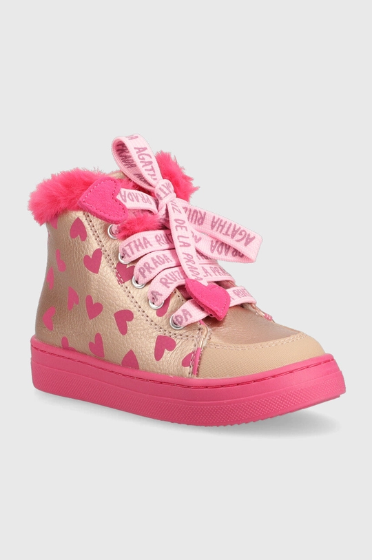 Agatha Ruiz de la Prada buty zimowe dziecięce złoty