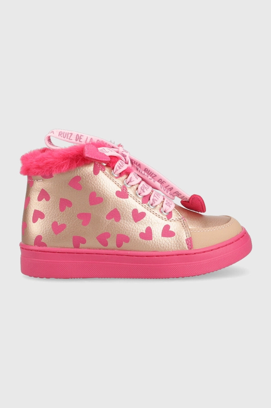 золотой Детские зимние сапоги Agatha Ruiz de la Prada Для девочек