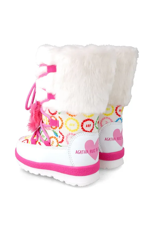 λευκό Παιδικές μπότες χιονιού Agatha Ruiz de la Prada
