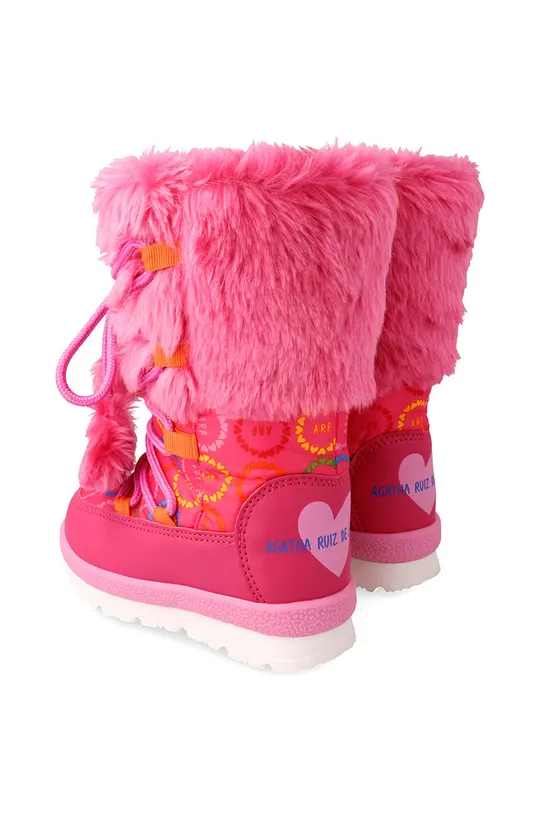 ροζ Παιδικές μπότες χιονιού Agatha Ruiz de la Prada