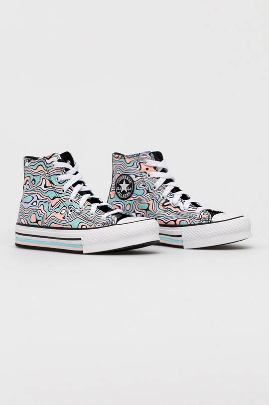 Converse trampki dziecięce Chuck Taylor All Star EVA Lift multicolor