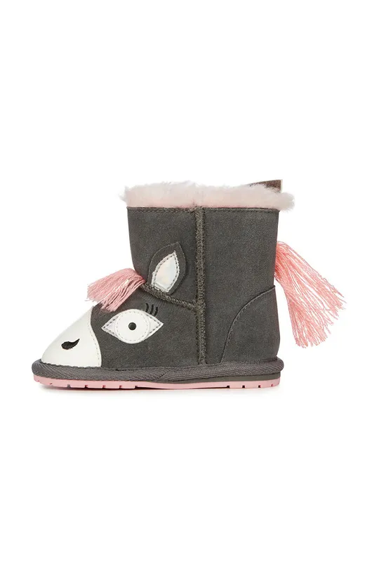 siva Dječje cipele za snijeg od brušene kože Emu Australia Pegasus Walker