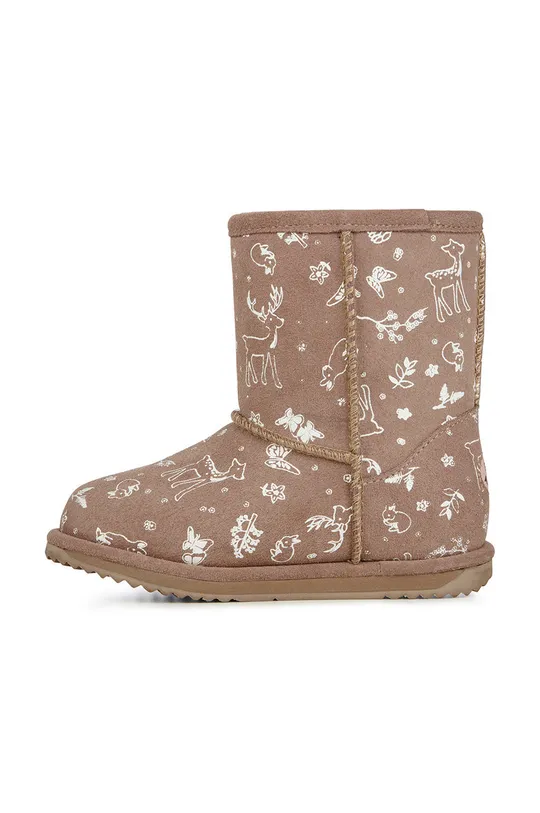smeđa Dječje cipele za snijeg od brušene kože Emu Australia Woodland Brumby