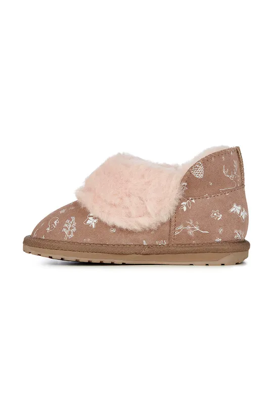 smeđa Dječje cipele za snijeg od brušene kože Emu Australia Woodland Mintaro Kids