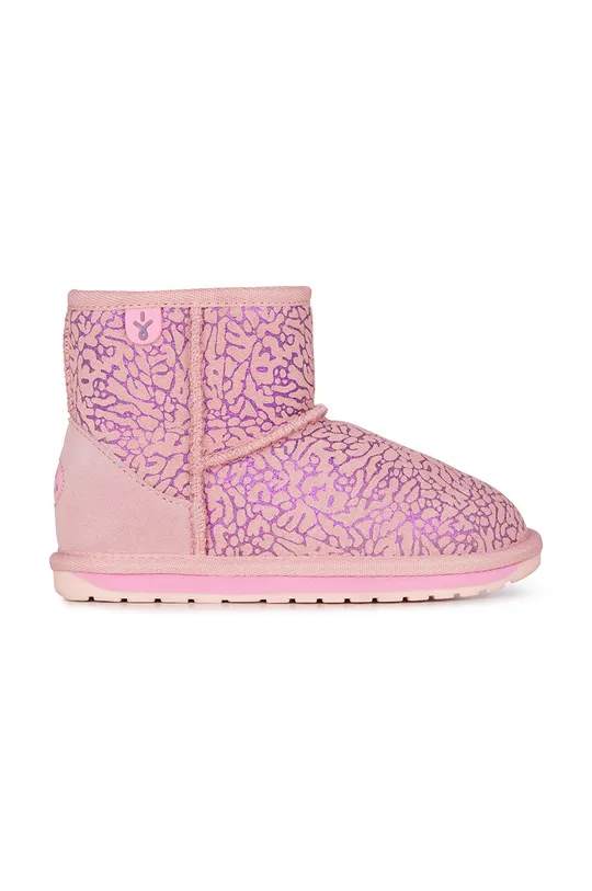 roza Dječje cipele za snijeg od brušene kože Emu Australia Wallaby Mini Dream Za djevojčice