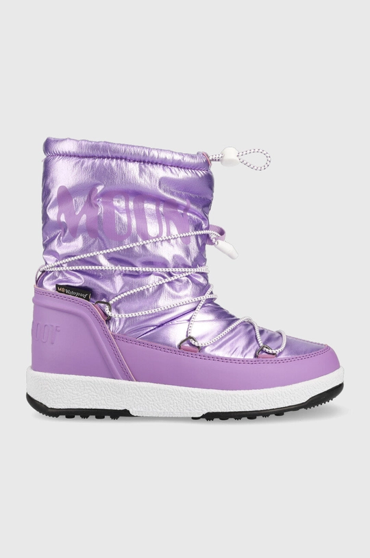 μωβ Παιδικές μπότες χιονιού Moon Boot JR Girl Boot Met Για κορίτσια