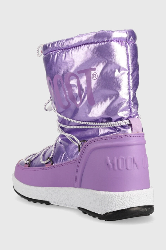 Detské snehule Moon Boot JR Girl Boot Met  Zvršok: Syntetická látka, Textil Vnútro: Textil Podrážka: Syntetická látka