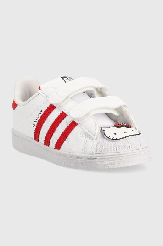 Otroške superge adidas Originals X Hello Kitty bela